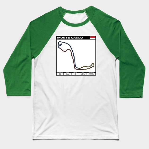 formula one circuit monte carlo - formula one track - formula 1 track T-Shirt Hoodie T-Shirt Baseball T-Shirt by digidashdigital